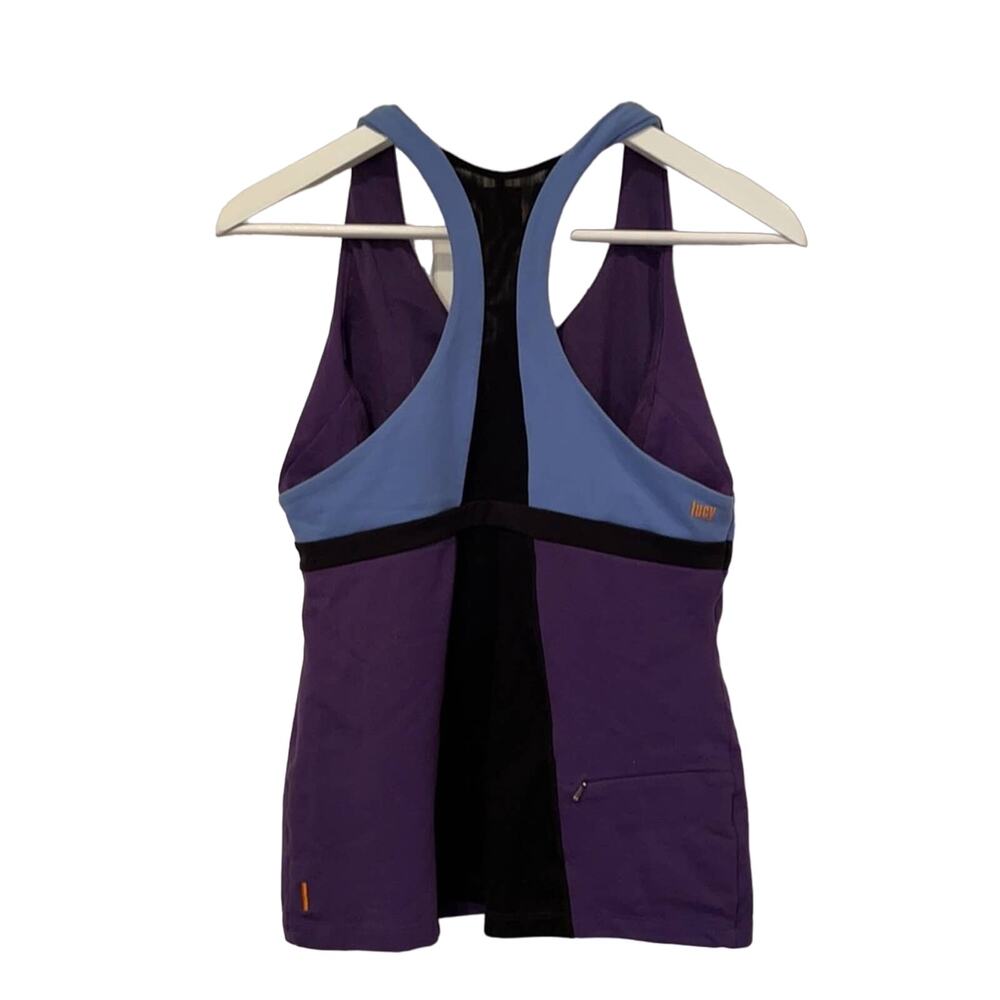 Lucy purple athletic tank Medium Preowned - Picture 6 of 6